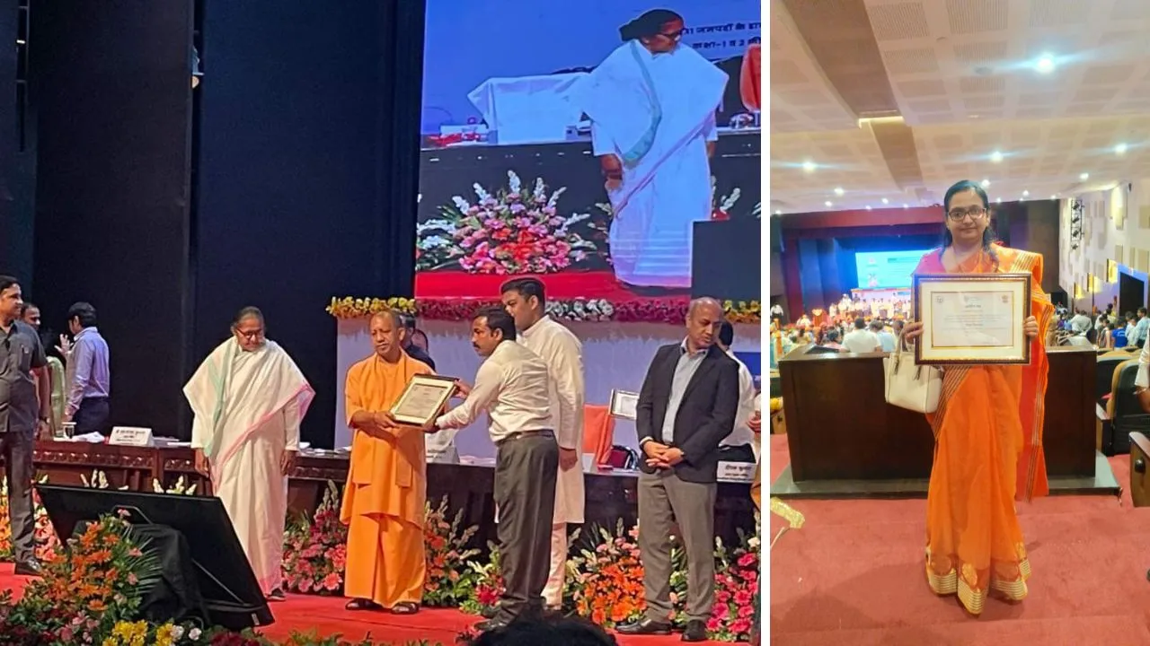 Unnao: शिक्षिका आरती व शिक्षक प्रदीप को CM ने किया सम्मानित; स्कूल को निपुण घोषित कराने पर मिला सम्मान