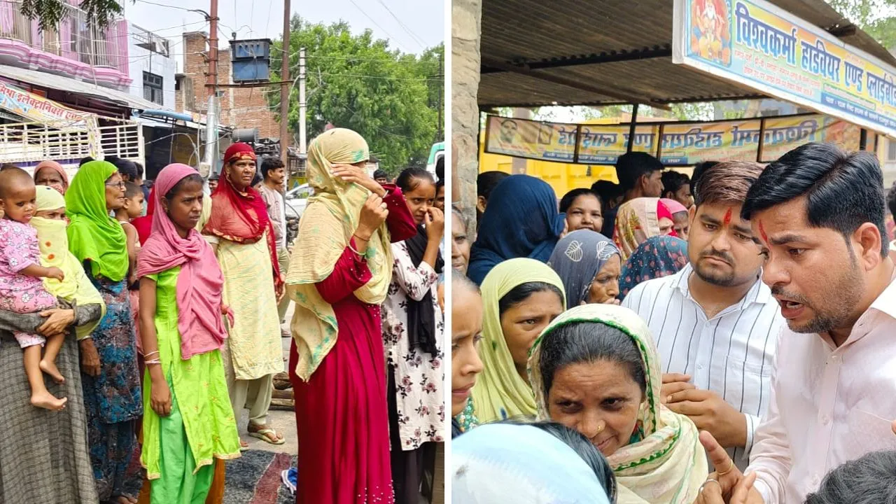 Kanpur Dehat: बिजली व पानी संकट पर महिलाओं ने मुगल रोड की जाम, नगर पंचायत अध्यक्ष ने आश्वासन देकर लोगों को कराया शांत 