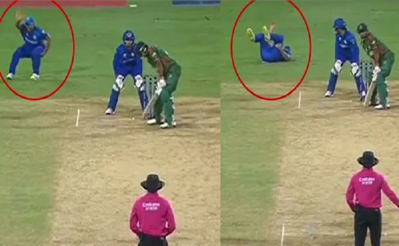 AFG vs BAN : ऑस्कर या एमी...गुलबदिन नायब के मैच के दौरान मैदान पर गिरने पर मचा बवाल 