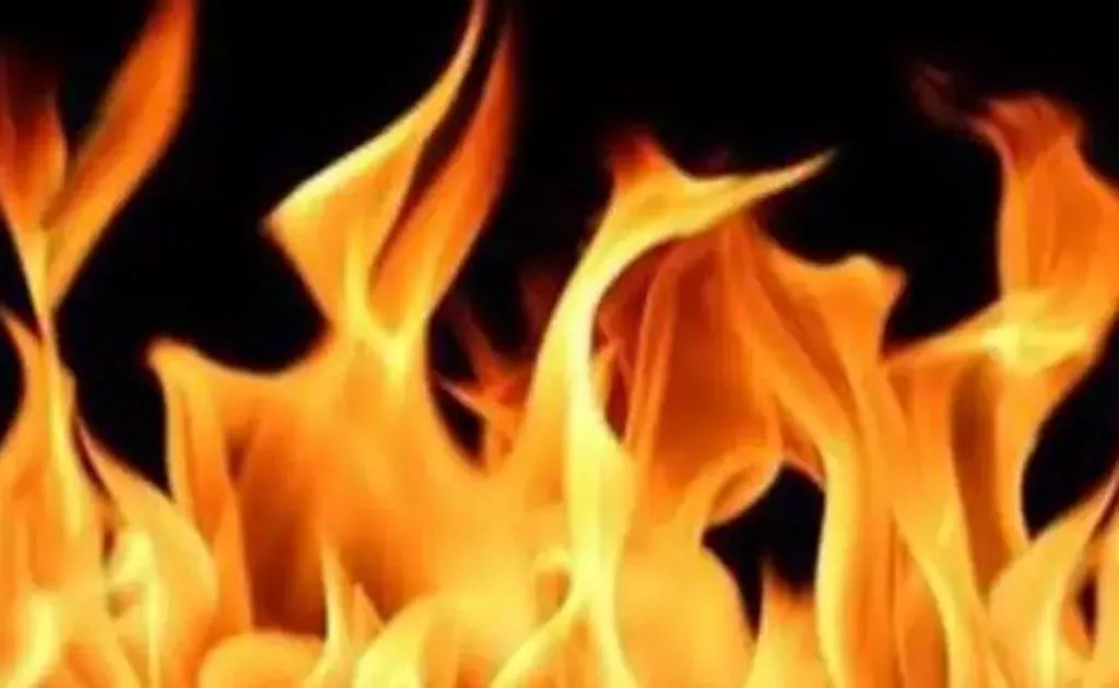कासगंज: झोपड़ी में आग लगने से दो बच्चे जले, गृहस्थी का सामान जलकर राख