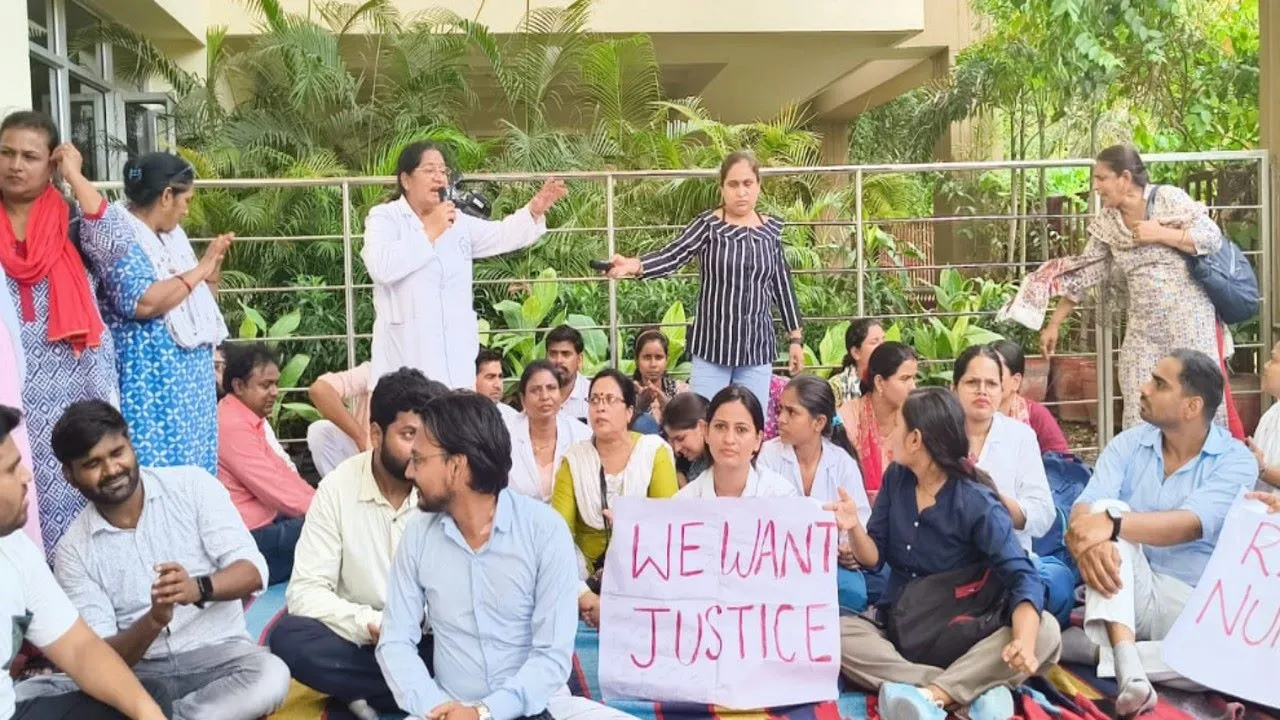 SGPGI: डॉक्टर बोले- नर्सिंग स्टाफ को थप्पड़ नहीं मारा, एनएसए का 28 से कार्य बहिष्कार का एलान
