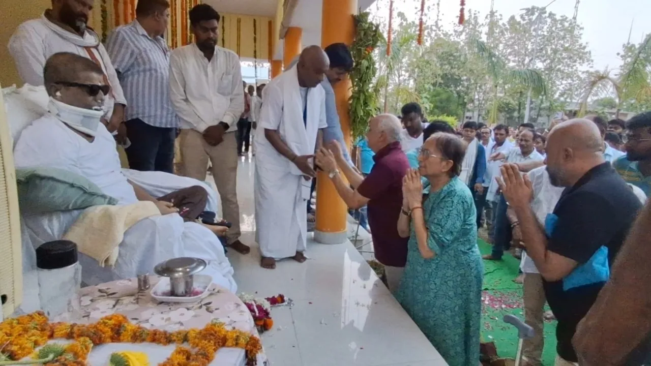 प्रेरणा परमार्थ आश्रम के संस्थापक सुधीर भैया जी का निधन