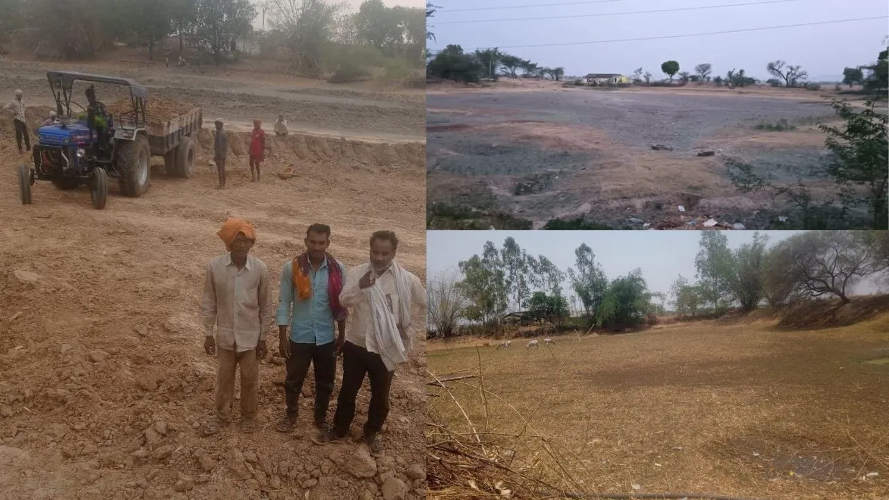 प्रयागराज: जेसीबी और ट्रैक्टर से कराया जा रहा कार्य, गरीबों का छीन रहे निवाला