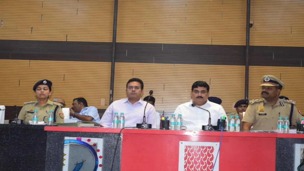प्रयागराज : बकरीद व गंगा दशहरा पर्व को लेकर डीएम कमिश्नर ने की बैठक