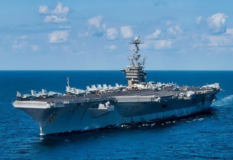 उत्तर कोरिया के खिलाफ शक्ति प्रदर्शन के लिए अमेरिकी विमानवाहक पोत दक्षिण कोरिया पहुंचा 