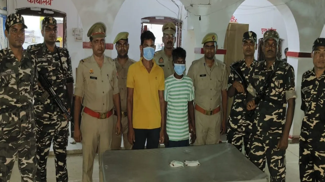 बहराइच: 70 लाख रुपये मूल्य की 140 ग्राम स्मैक बरामद, इंडो-नेपाल बॉर्डर पर दो तस्कर गिरफ्तार