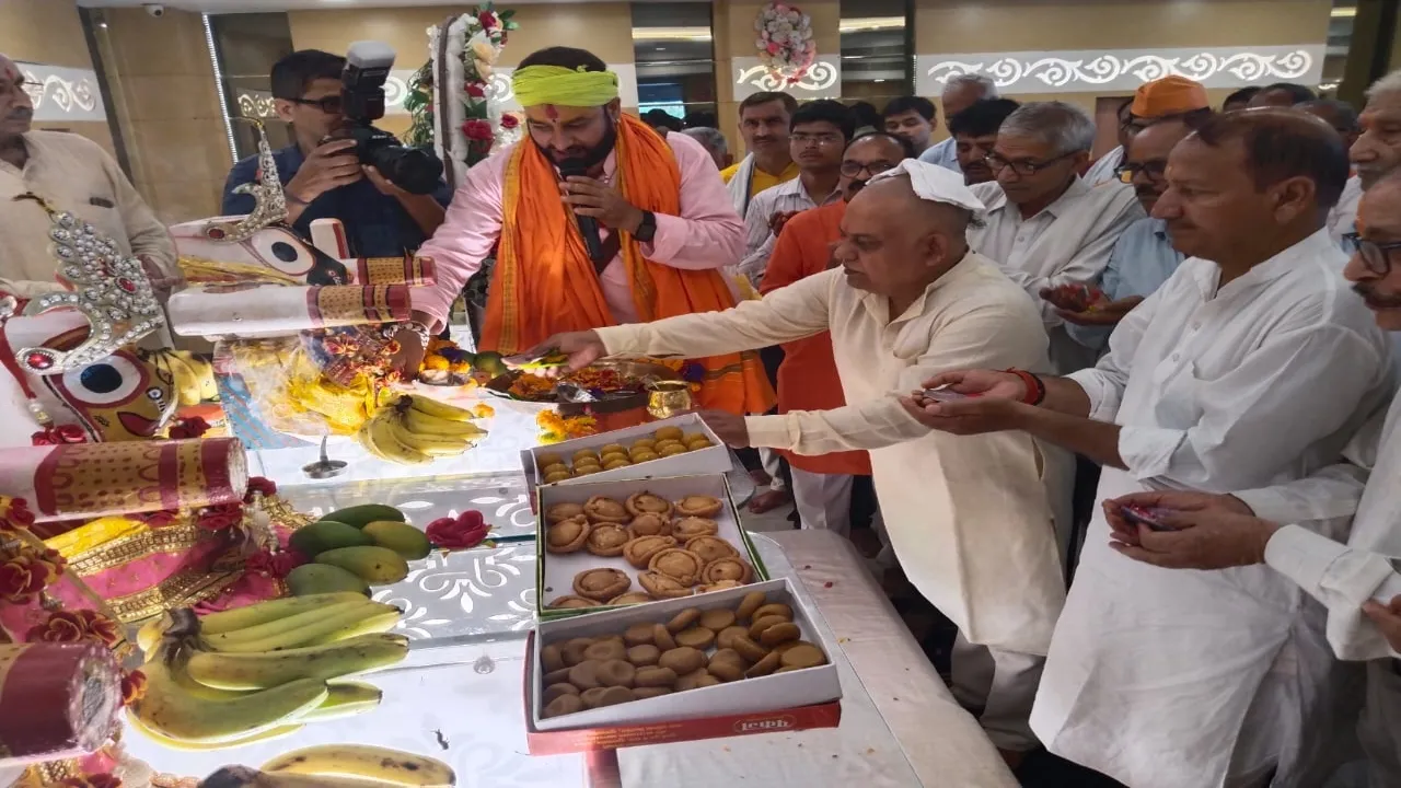 उन्नाव में धूमधाम से मनाई गई भगवान जगन्नाथ जी की छठी, भंडारे का हुआ आयोजन