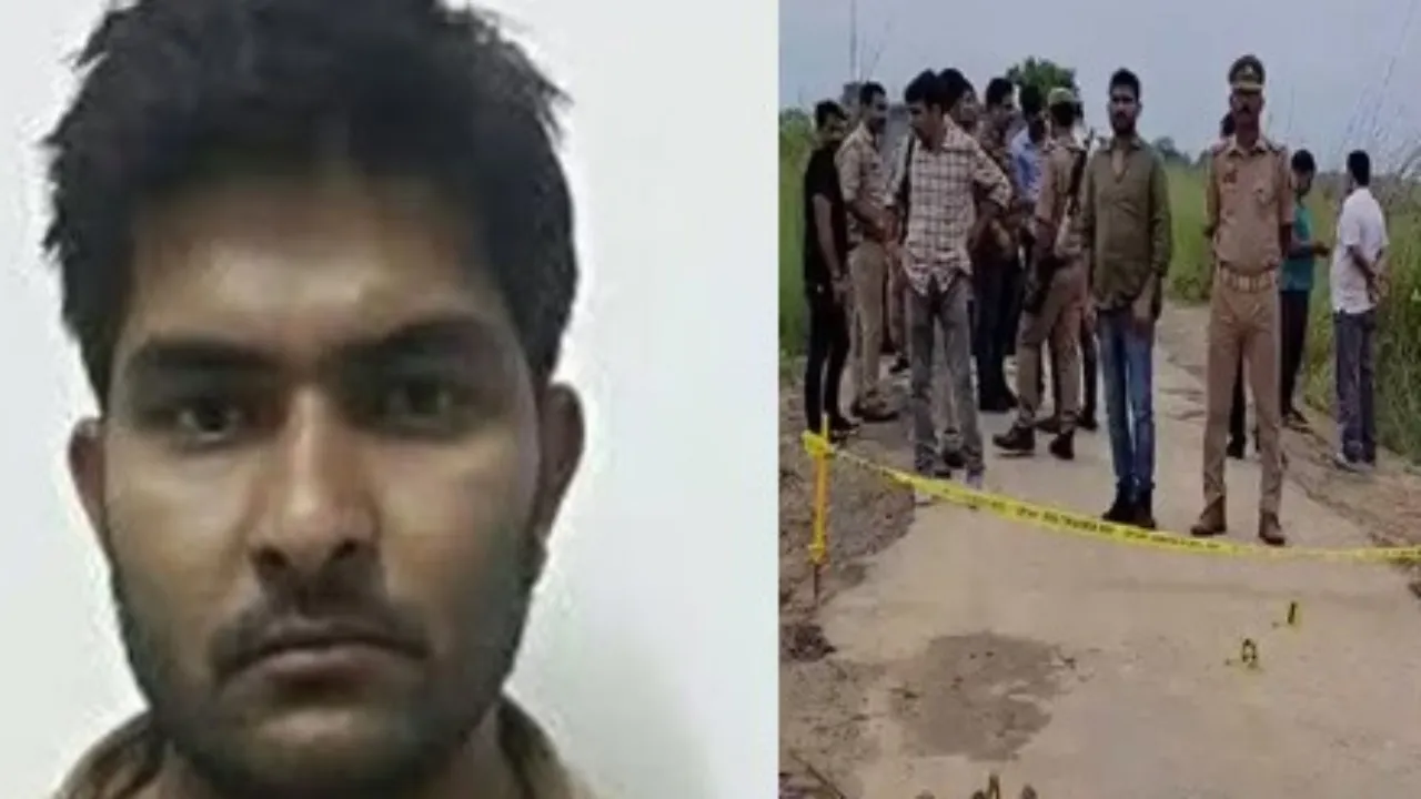 पुलिस मुठभेड़ में एक लाख का इनामिया मोनू चवन्नी ढेर, एके-47 और 9 एमएम पिस्टल समेत मिला ये सामान