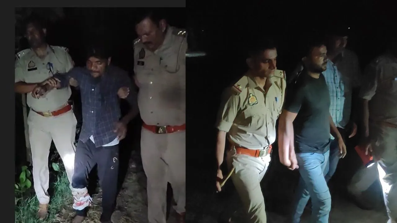 शाही : पुलिस मुठभेड़ में दो और उपद्रवी गिरफ्तार, अब तक 35 आरोपी भेजे गए जेल