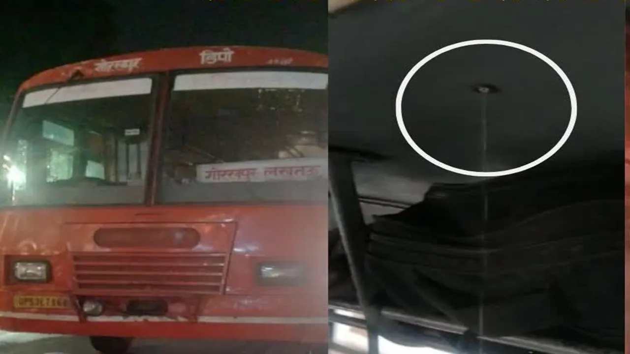 लखनऊ: छाता लेकर ही करें रोडवेज बसों में सफर, बस की छत से टपकता है पानी