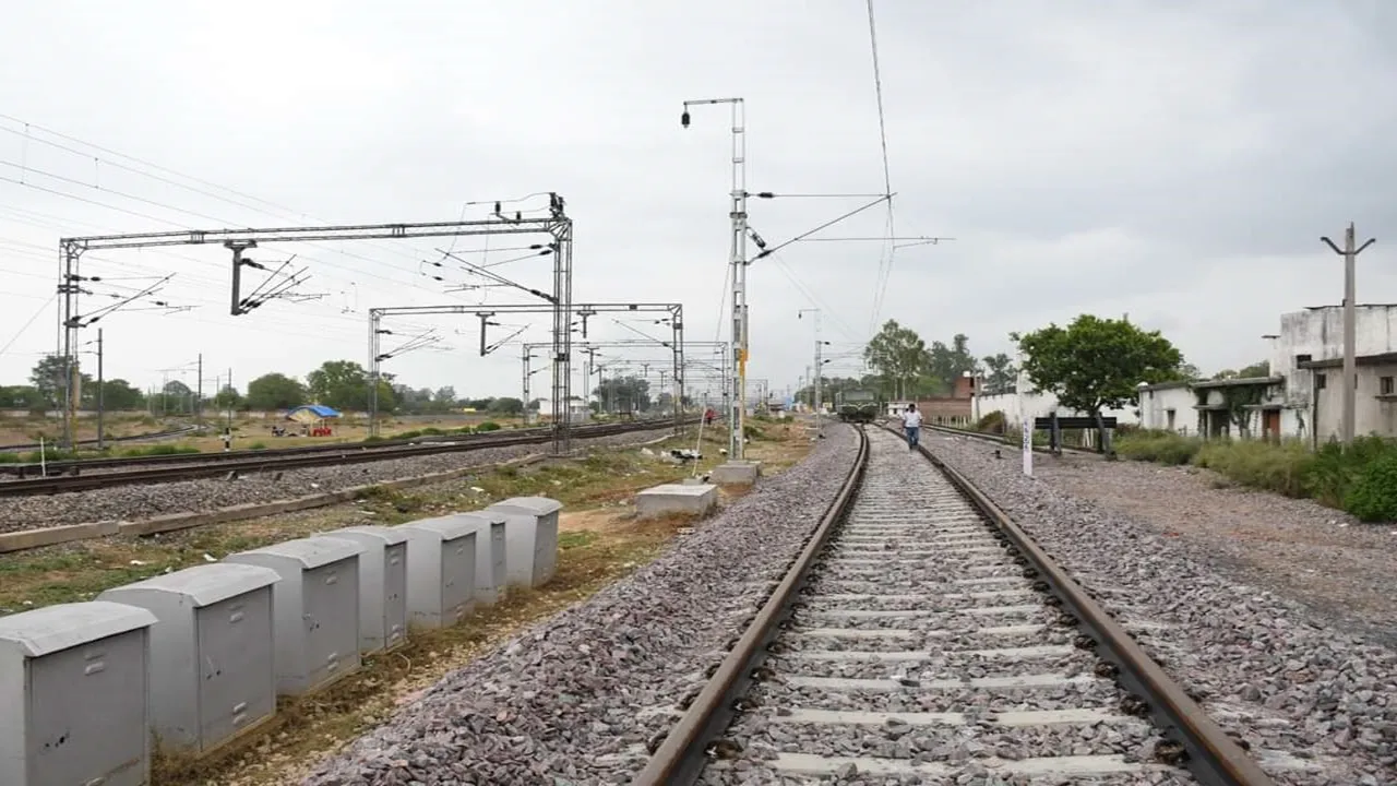 गोंडा: अंतिम चरण में पहुंचा गोंडा कचहरी - करनैलगंज रेल लाइन का निर्माण कार्य 
