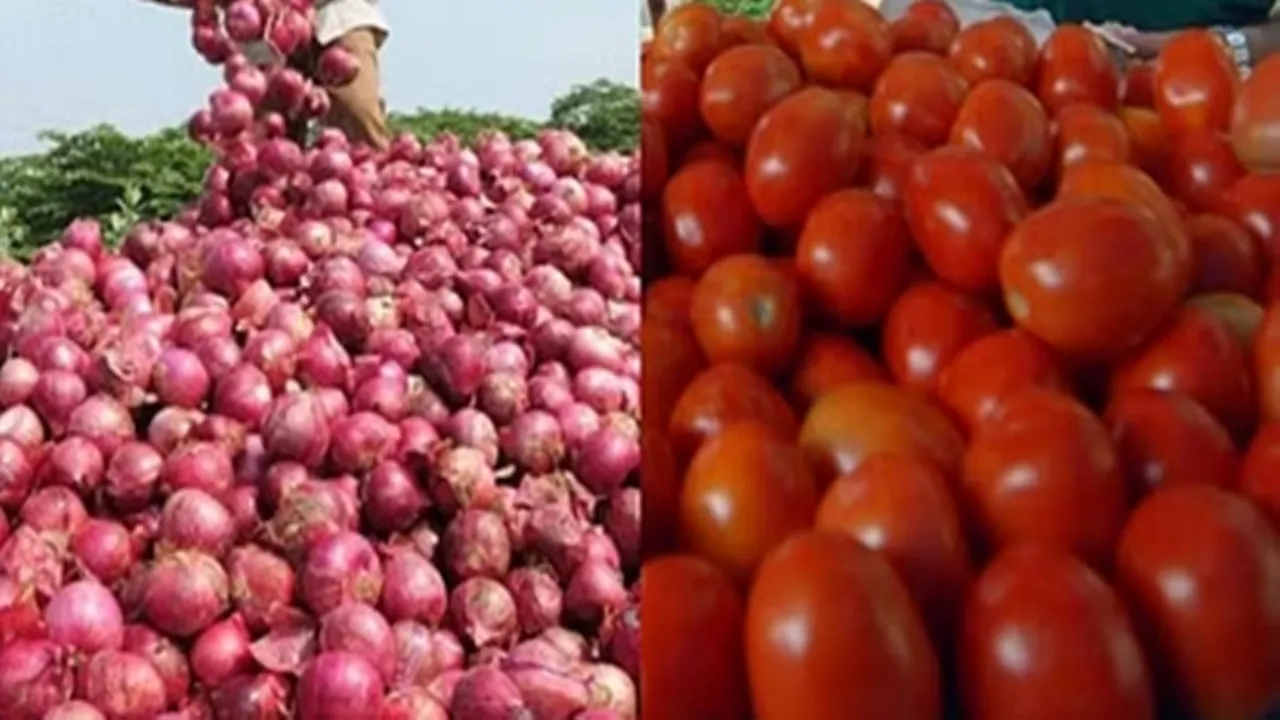 लखनऊ: बारिश में टमाटर हुआ 'लाल', प्याज भी 'रुलाने' लगा, सब्जियों के भी बढ़े दाम