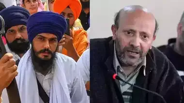 अमृतपाल सिंह और इंजीनियर रशीद ने लोकसभा सदस्य के तौर पर ली शपथ, दोनों पैरोल पर जेल से आए बाहर