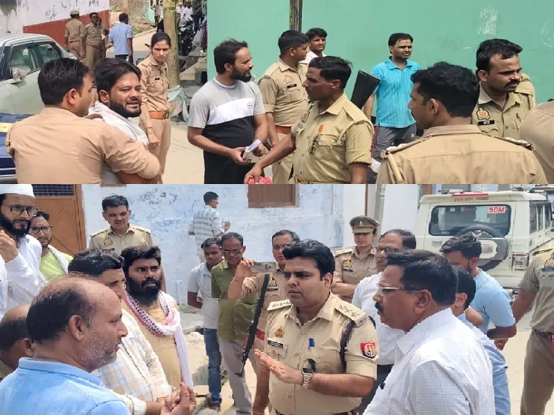 Sambhal News : मस्जिद पर कब्जे को लेकर दो गुट आमने-सामने, टकराव के हालात बने 