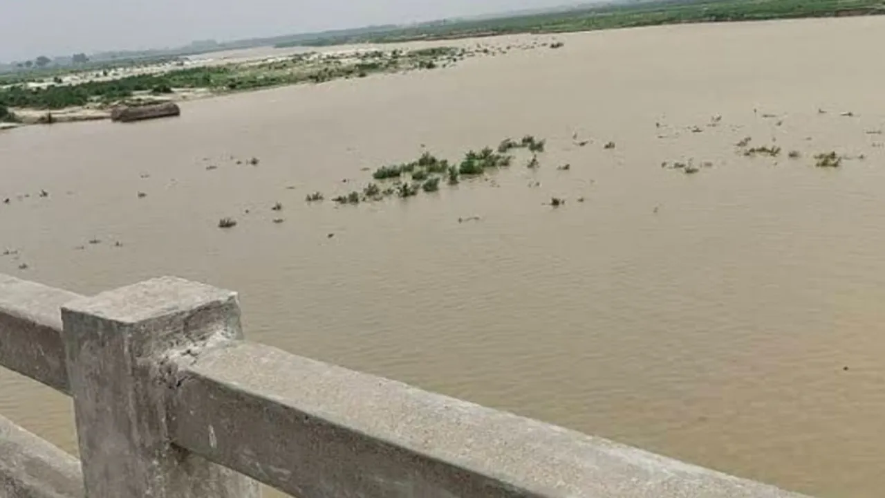 बरेली: 24 घंटे में रामगंगा का जलस्तर पहुंच सकता है 161 मीटर, डूब जाएंगे खेत