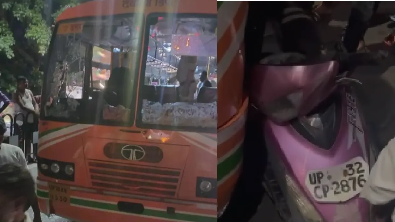 लखनऊः रोडवेज बस ने तीन को रौंदा, एक की मौत, दो की हालत गंभीर