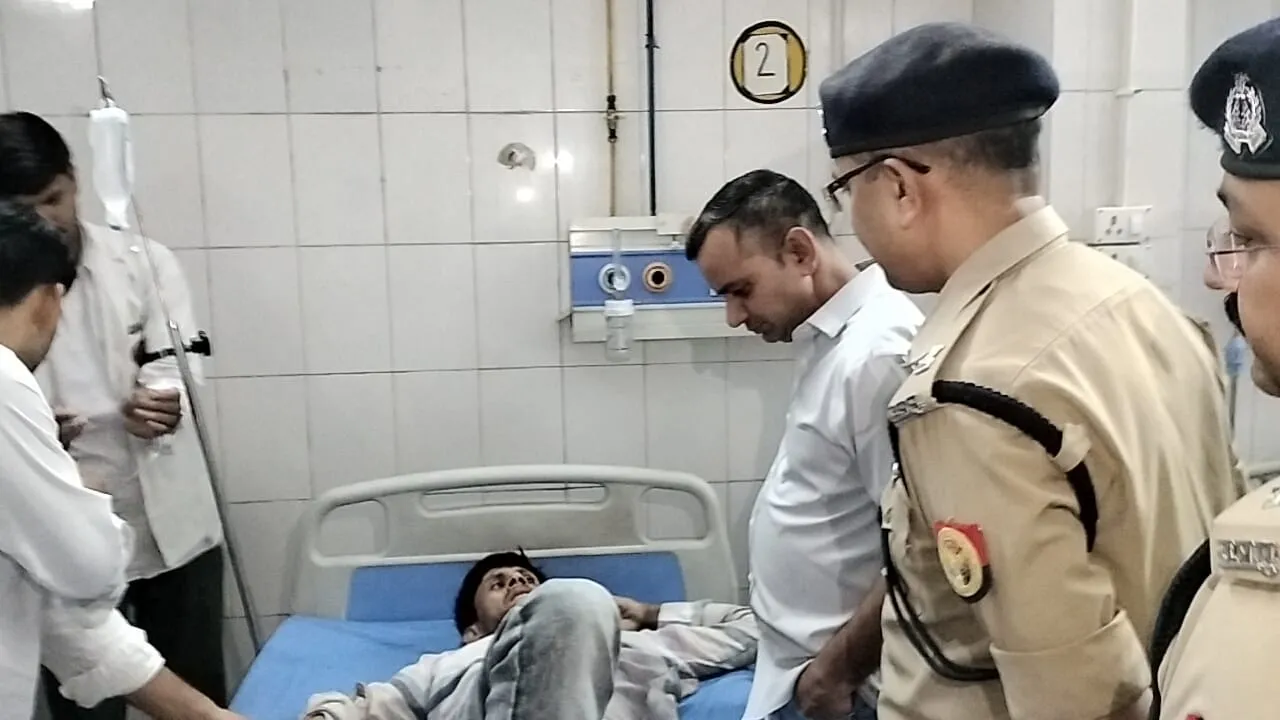  मुरादाबाद: गोलीबारी के मुख्य आरोपी मुस्लिम और उसके पिता नन्हे को पुलिस ने मुठभेड़ में किया गिरफ्तार