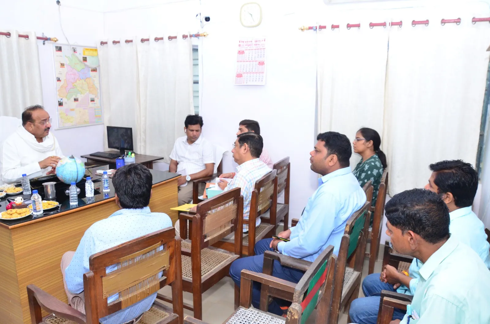 लखीमपुर खीरी: शीतगृह में न होने पाए आलू की अवैध जमाखोरी, राज्य मंत्री दिनेश प्रताप सिंह ने उद्यान अधिकारी को दिए निर्देश