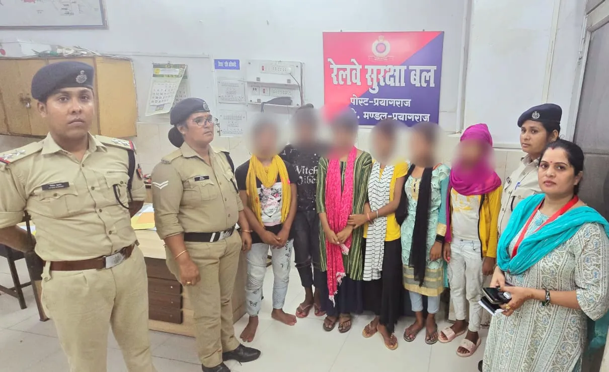 प्रयागराज: ऑपरेशन 'आहट' ने बचाई 6 नाबालिग लड़कियों की जिंदगी