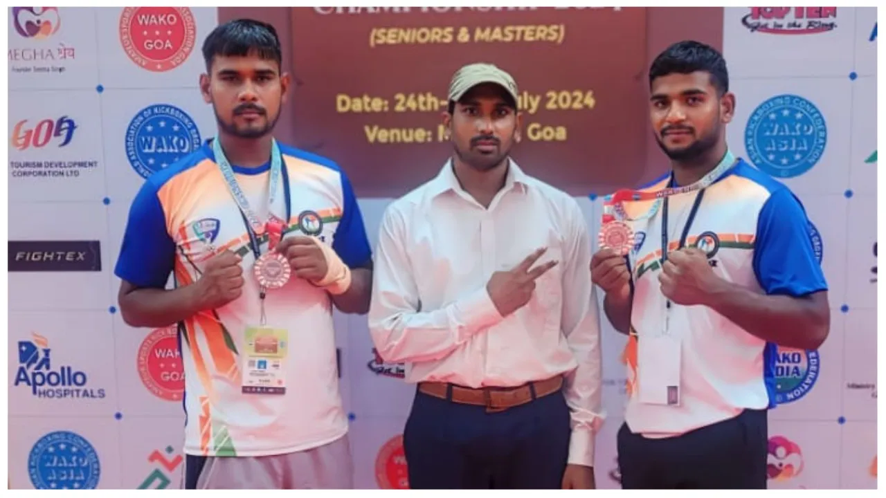 National kick boxing championship: गोवा में लहराया अयोध्या का परचम, अंकित व संजय ने जीता सिल्वर मेडल 