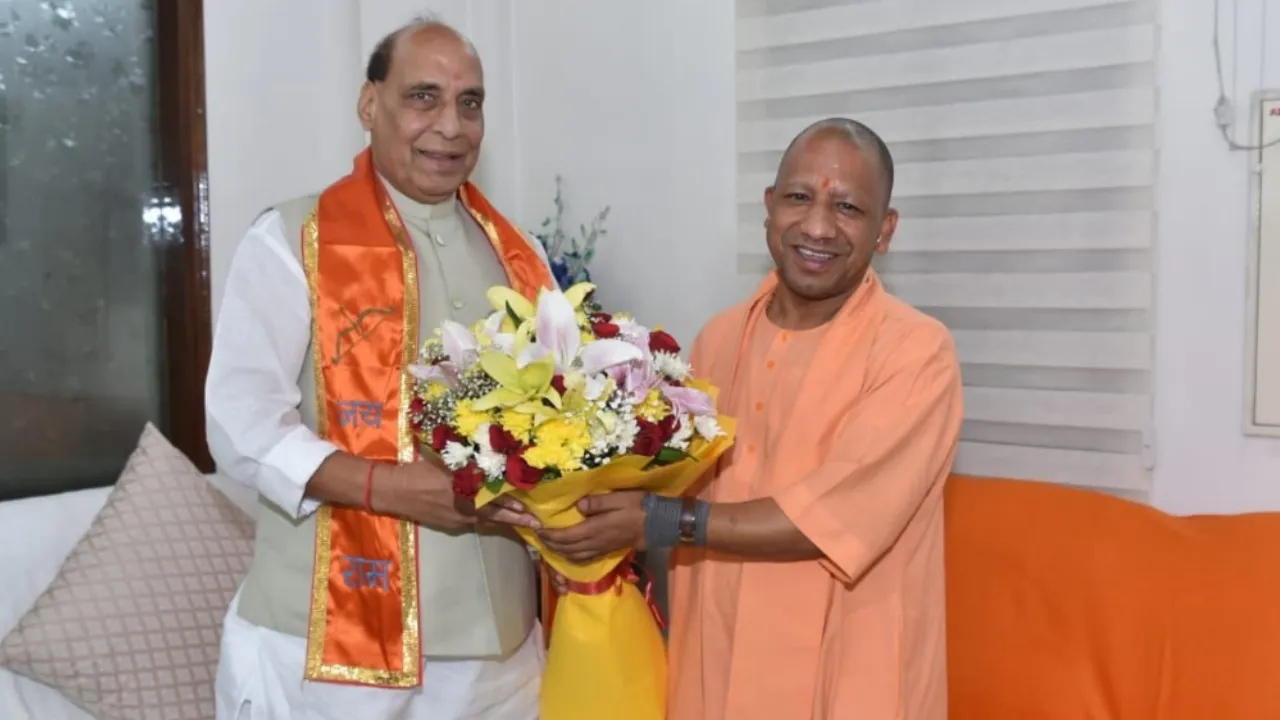 सीएम योगी ने रक्षा मंत्री राजनाथ सिंह को दी जन्मदिन की बधाई, एक्स पर किया पोस्ट