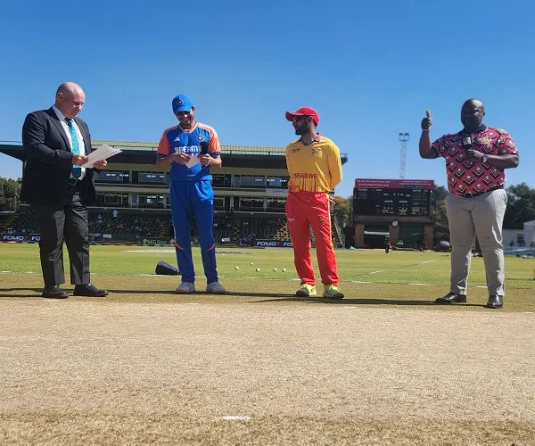 India Vs Zimbabwe 5th Match : जिम्बाब्वे ने जीता टॉस, भारतीय टीम करेगी पहले बैटिंग