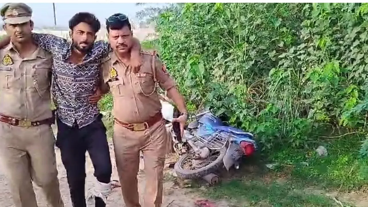 कानपुर में पुलिस और लुटेरों के बीच मुठभेड़: एक के पैर में लगी गोली...साथी भी गिरफ्तार, पश्चिम जोन में लूट की वारदात कर पुलिस की नाक में कर रखा था दम