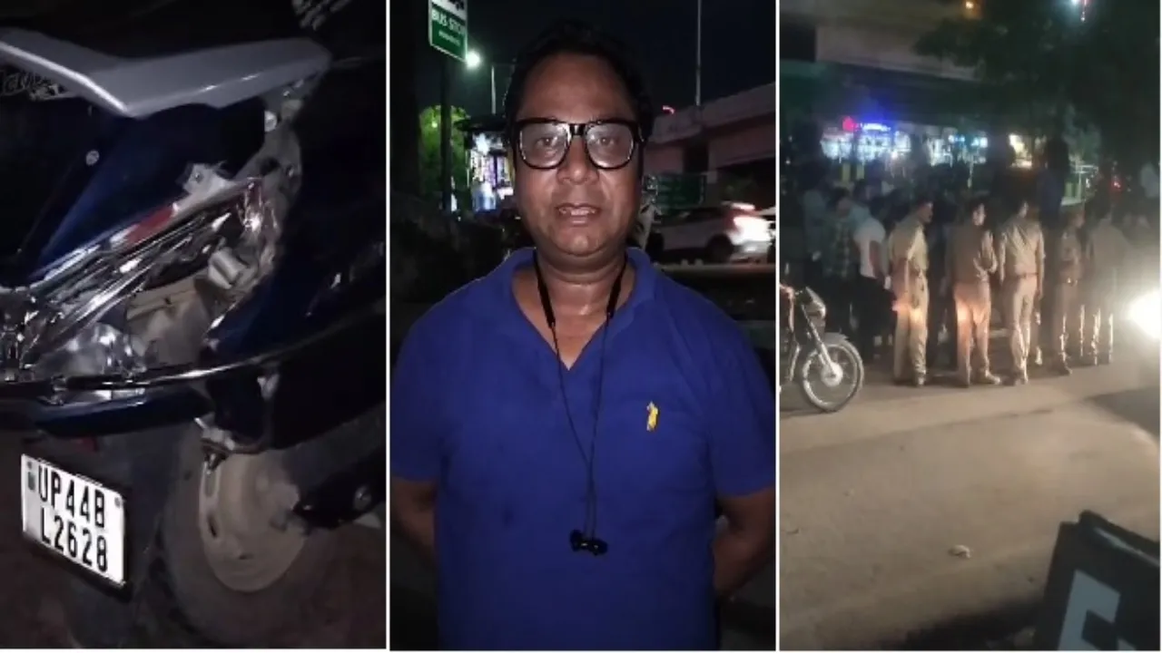 भाजपा नेता की पुलिसकर्मियों से झड़प : 10 सिपाहियों पर लगाया मारपीट का आरोप