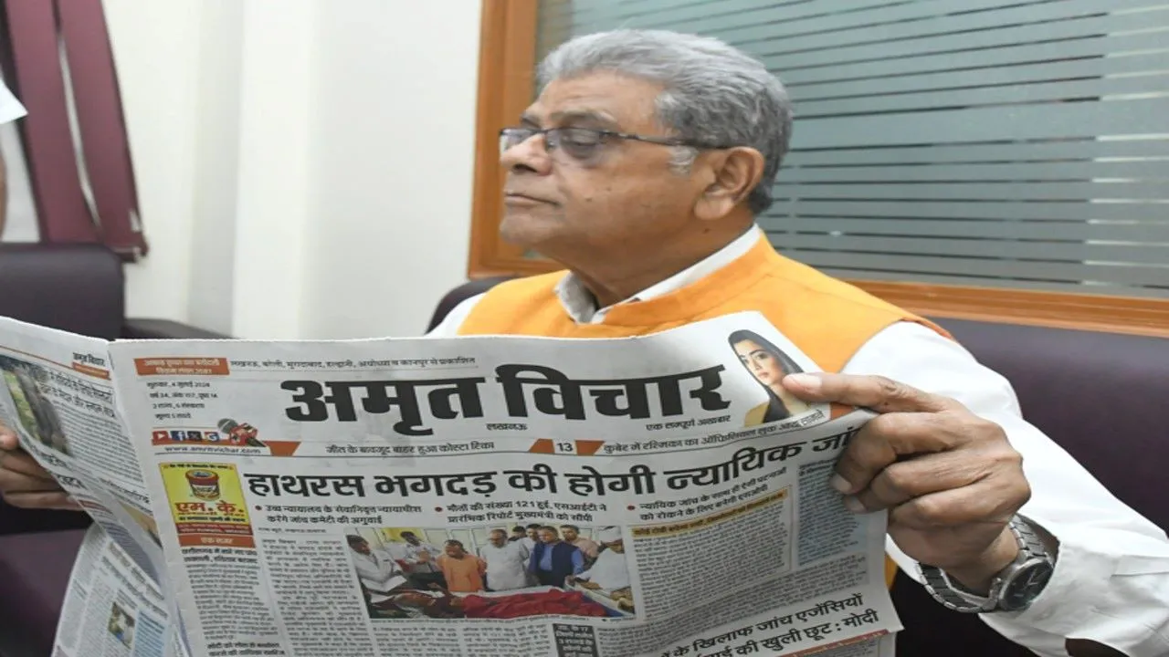 अमृत विचार कार्यालय पहुंचे वन मंत्री डॉ. अरुण कुमार, कहा-पौधरोपण महाभियान को बनाएं महापर्व