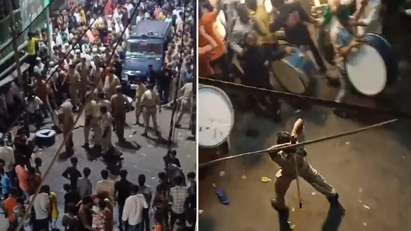 कासगंज : रात में धरने के कारण अवरुद्ध रहा मार्ग, सुबह से नहीं खुले बाजार...पुलिस को क्यों करना पड़ा लाठी चार्ज? 