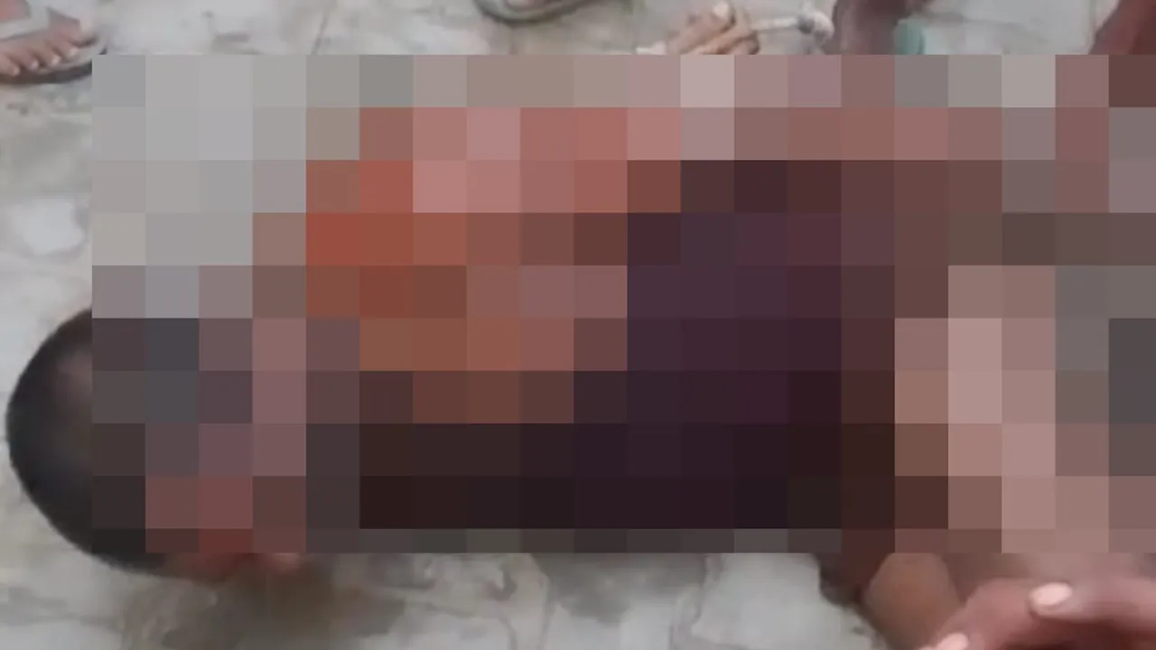 बहराइच: चोर को रस्सी से बांधकर पीटने का वीभत्स वीडियो वायरल, लोग बने मूकदर्शक