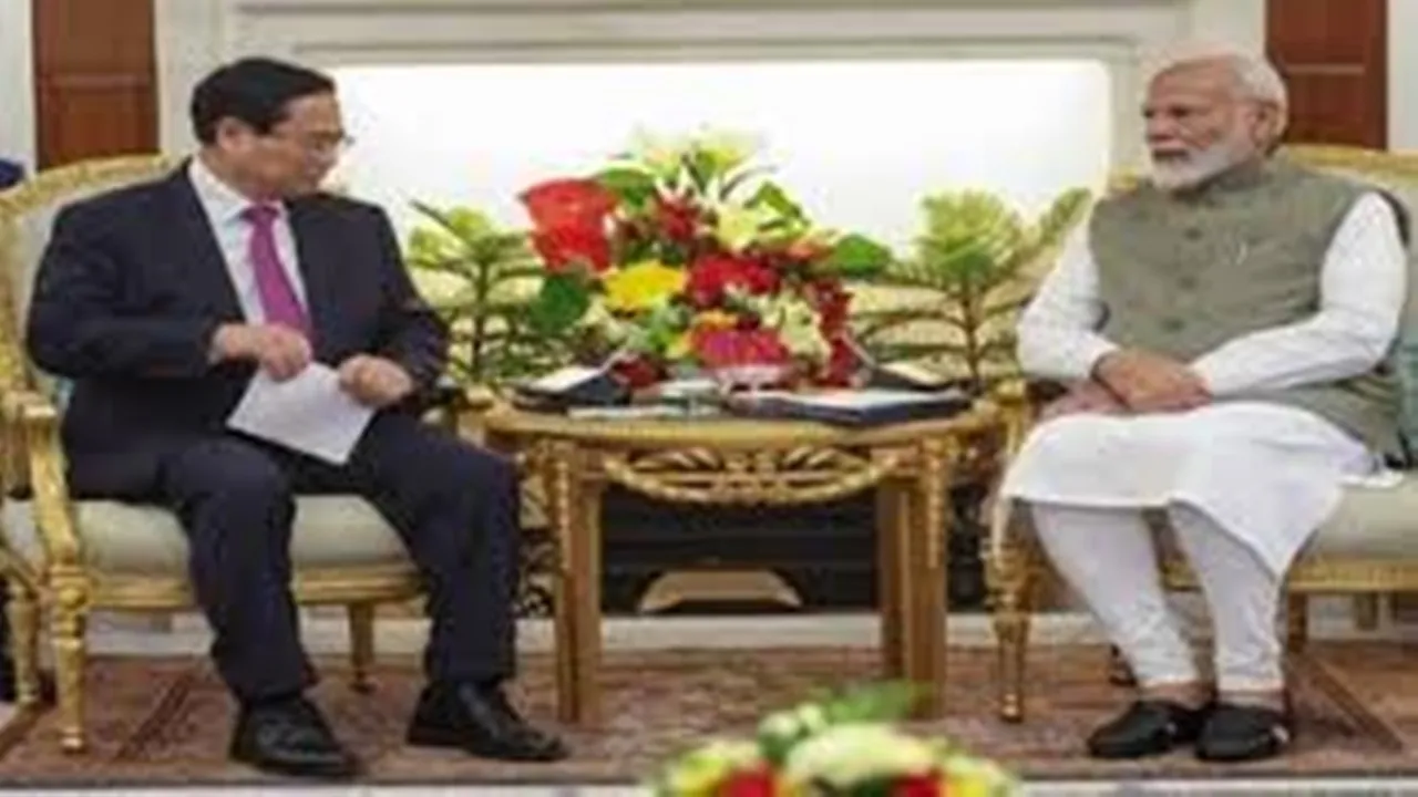 हैदराबाद हाउस में पीएम मोदी ने वियतनाम के प्रधानमंत्री का गर्मजोशी से किया स्वागत, इन खास मुद्दों पर हुई बात