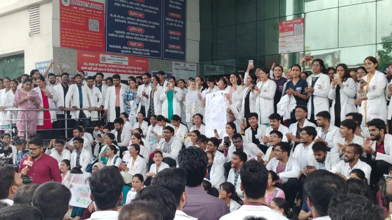 कोलकाता में डॉक्टर रेप-मर्डर केस: KGMU के रेजिडेंट डॉक्टरों में जबरदस्त आक्रोश, लोहिया संस्थान में इलाज ठप, मरीजों को हटाया