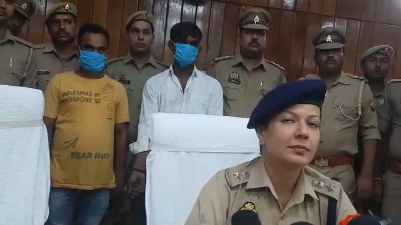 बहराइच: महिला से हुई लूट का पुलिस ने किया खुलासा, दो गिरफ्तार