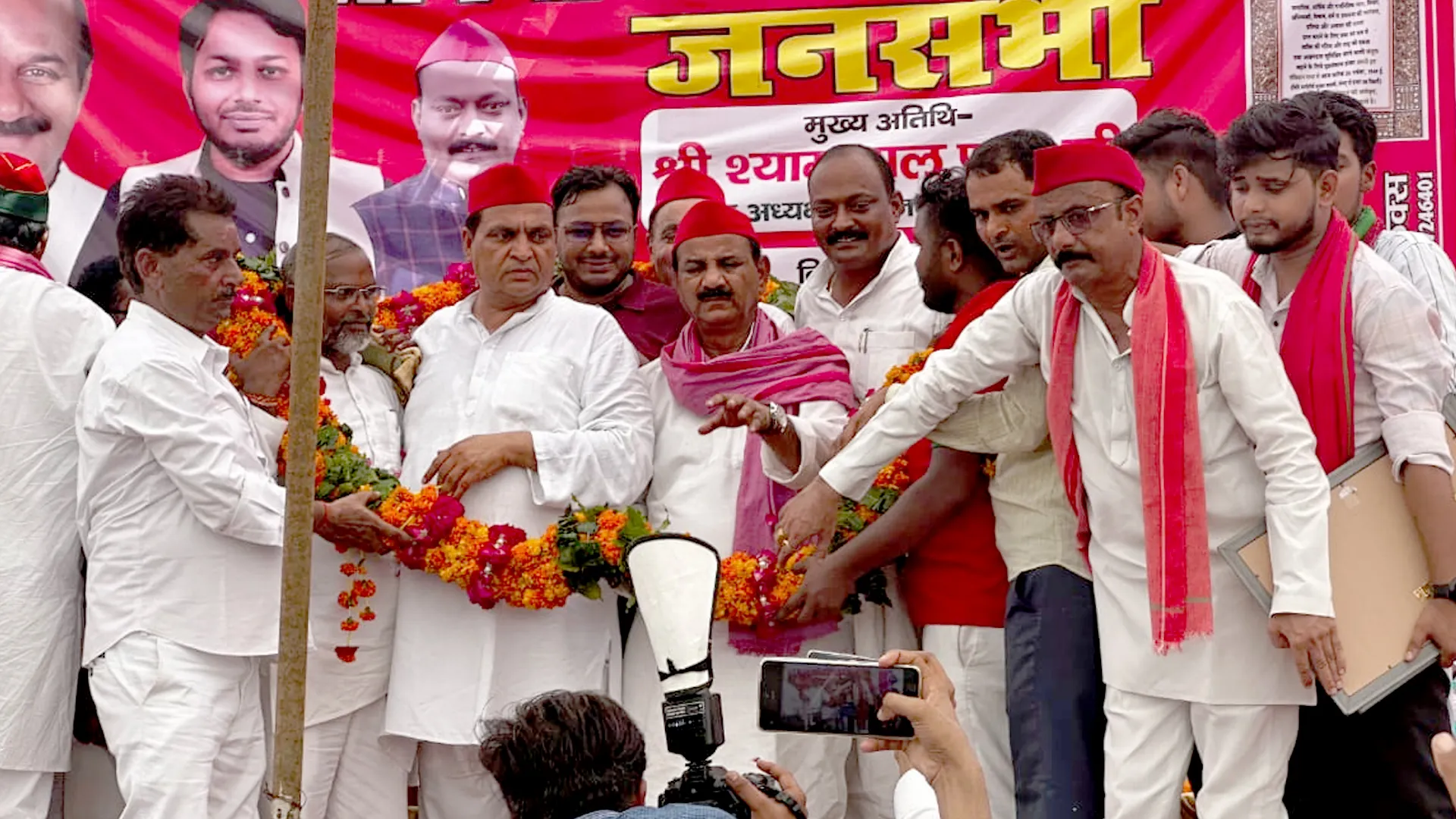 कासगंज : पिछड़ों और दलितों का अधिकार हड़पना चाहती है भाजपा -श्याम लाल पाल