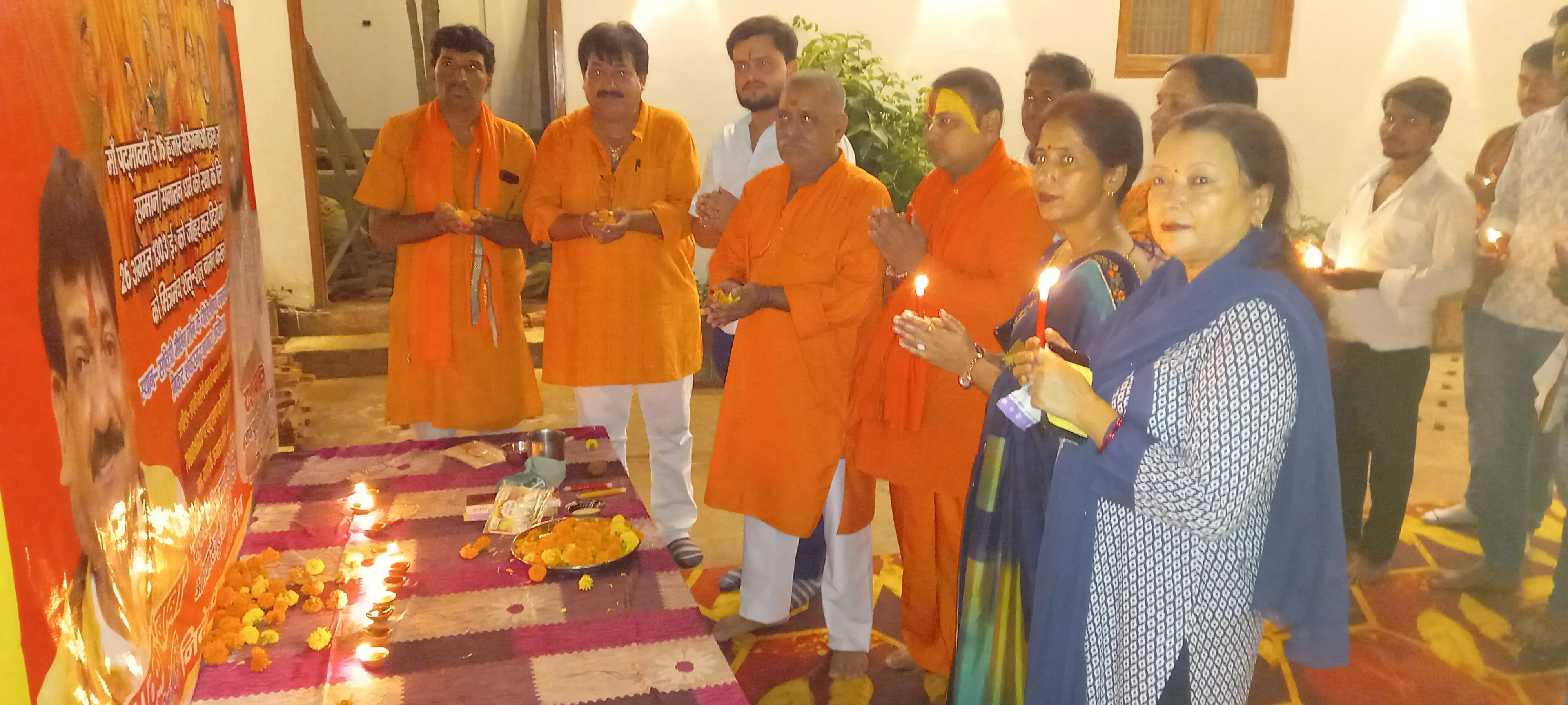 अयोध्या : 16000 दीपों से दी गई बलिदानी 16 हजार वीरांगनाओं को श्रद्धांजलि