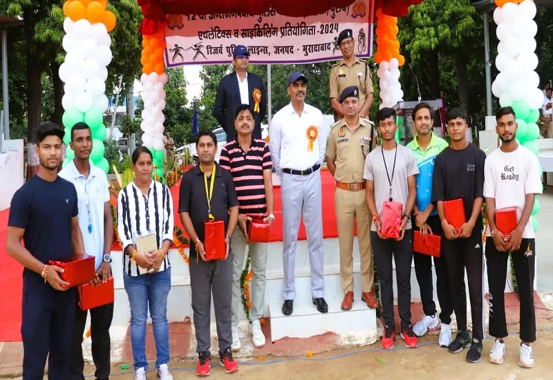 मुरादाबाद : अंतिम दिन बरेली के देवेश शर्मा बने सर्वश्रेष्ठ एथलीट, विजेता खिलाड़ियों को डीआईजी ने किया सम्मानित