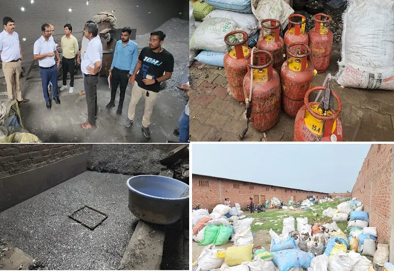 संभल : अधिकारियों ने ई-कचरा जलाने की बड़ी फैक्ट्री पकड़ी, काम करते मिले बाल श्रमिक