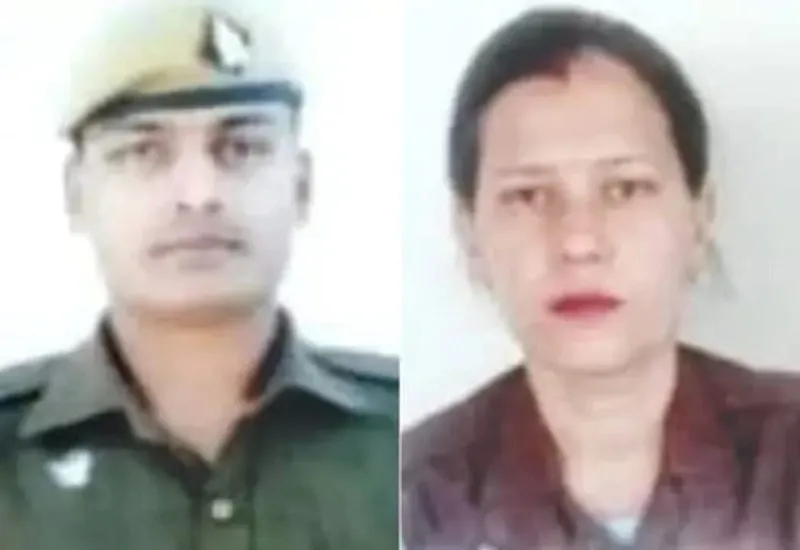 Moradabad News : मुरादाबाद में तैनात सिपाही दंपति की मुजफ्फरनगर सड़क हादसे में मौत, डंपर ने मारी टक्कर 
