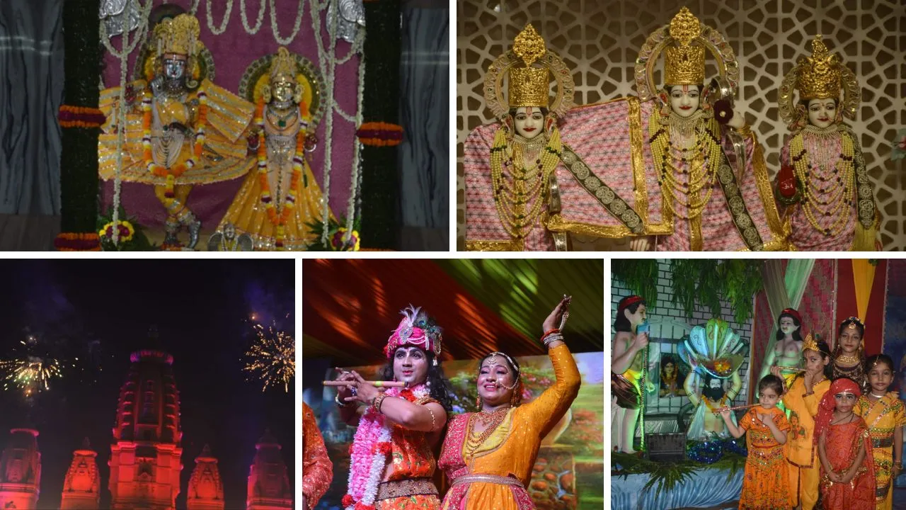 Kanpur: जन्माष्टमी पर घर-घर जन्मे कन्हाई, बाजे बधाई; चांदी के कलश से हुआ प्रभु का अभिषेक, मंदिरों में रही भक्तों की भीड़ 