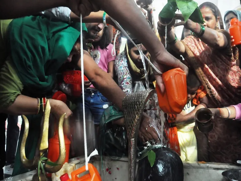मुरादाबाद : सावन के चौथे सोमवार को शिवभक्तों ने किया जलाभिषेक, गूंजे भगवान भोलेनाथ के जयकारे