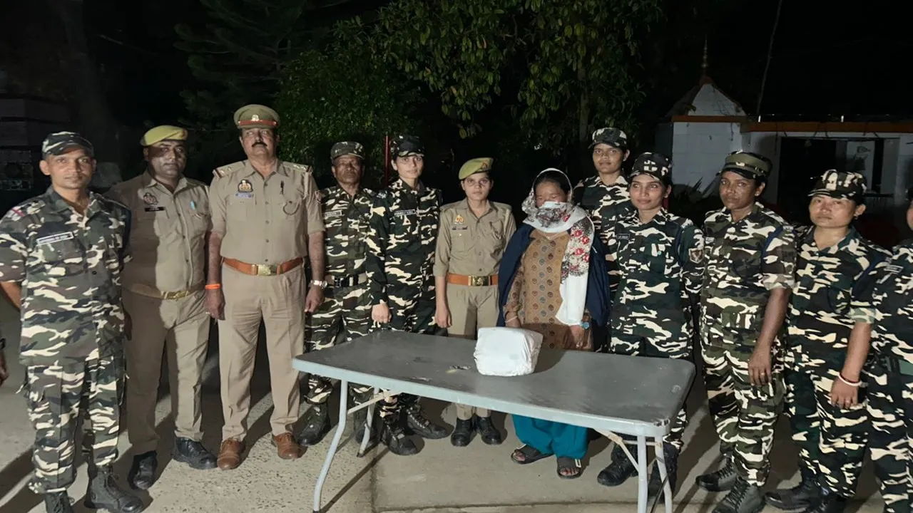 बहराइच में 5 किलो चरस के साथ नेपाली महिला गिरफ्तार, डेढ़ करोड़ रुपये बताई जा रही कीमत