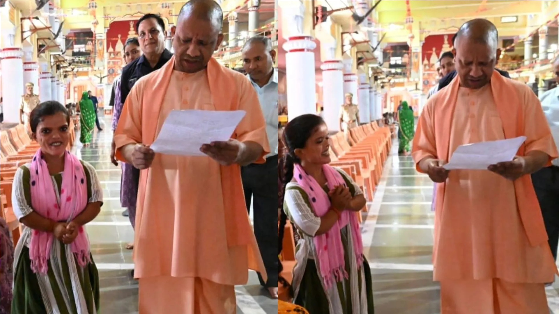 महाराज जी! आपके साथ फोटो खूब वायरल होगी...फतेहपुर से आई मेनश्री की CM योगी ने डिमांड की पूरी 