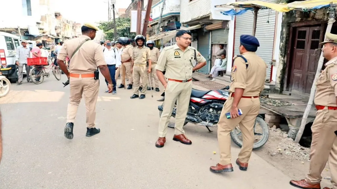 गोंडा: जुमे की नमाज को लेकर अलर्ट रही पुलिस, सोशल मीडिया पर रही पैनी नजर 