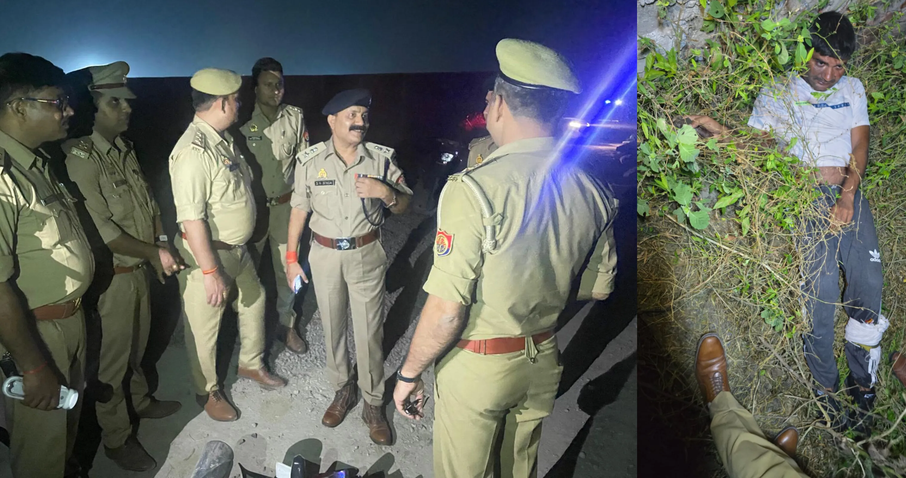 कानपुर में पुलिस की शातिर लुटेरे से मुठभेड़...गिरफ्तार: सेवानिवृत एयरफोर्स कर्मी से चेन लूट के मामले में चल रहा था फरार 
