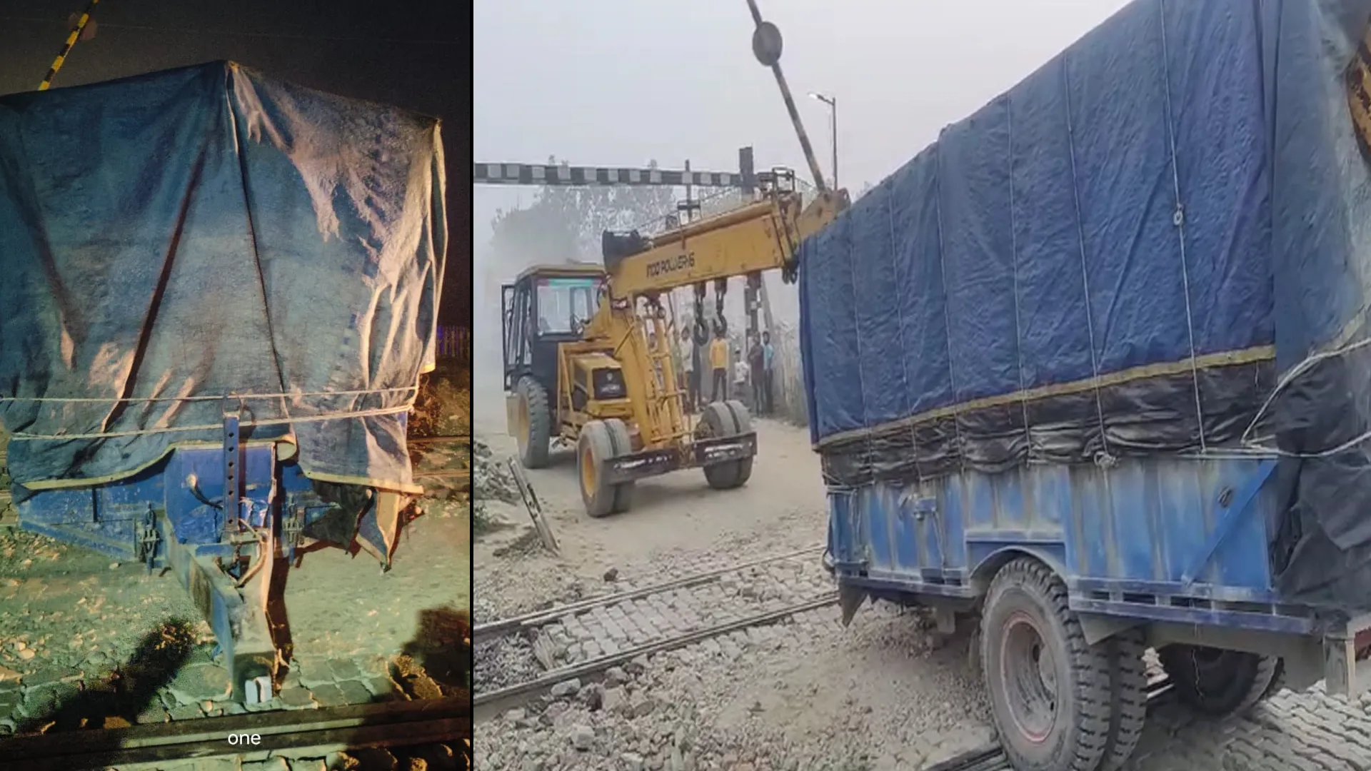 बरेली: रेलवे क्रासिंग पर टूटा सीमेंट से लदी ट्रॉली का हुक, आधा दर्जन से ज्यादा ट्रेनें प्रभावित