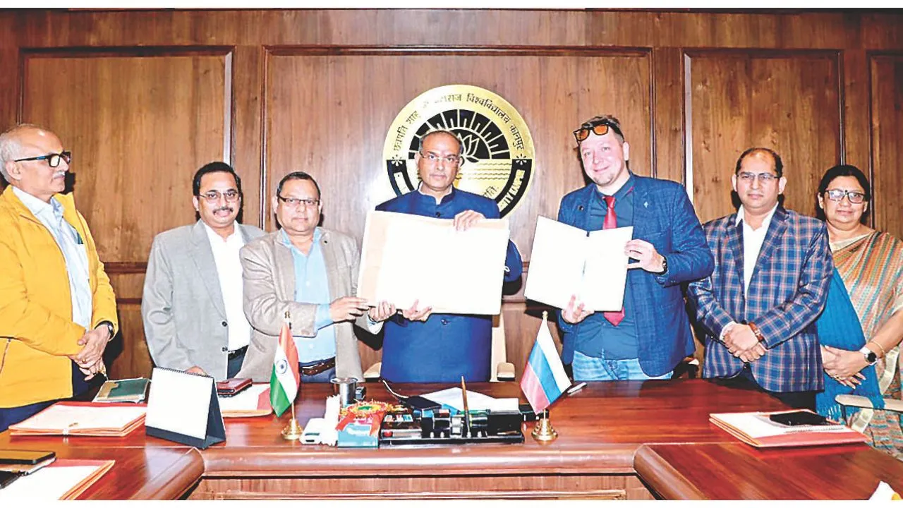 Kanpur: सीएसजेएमयू और एफईएफयू रूस के बीच समझौता; शिक्षा और अनुसंधान में नई पहल, एआई पर होगा खासतौर पर कार्य