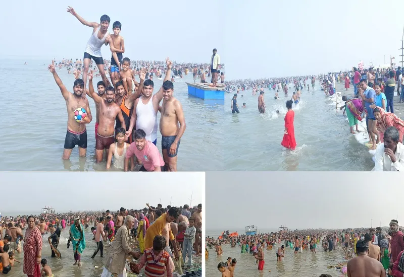 अमरोहा : कार्तिक पूर्णिमा पर 25 लाख श्रद्धालुओं ने गंगा में लगाई आस्था की डुबकी, सुरक्षा व्यवस्था के कड़े इंतजाम