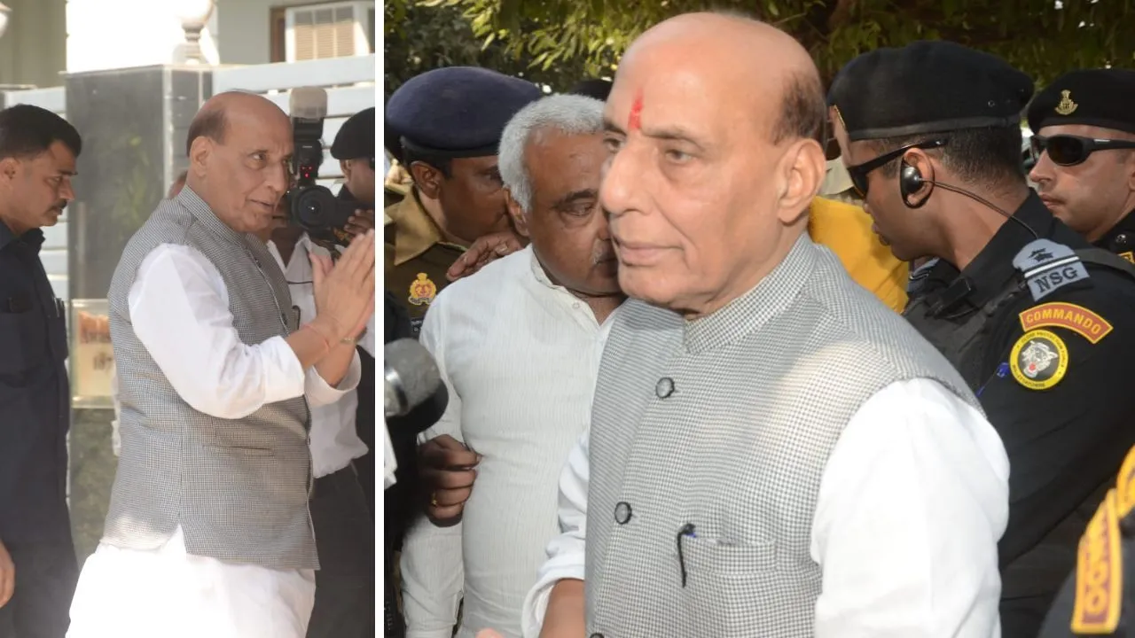 Kanpur में रक्षामंत्री बोले- 'भारत पड़ोसी राष्ट्रों से अच्छे संबंध का पक्षधर है', फील्ड गन फैक्ट्री में सारंग, टी-90 टैंक व धनुष तोप के बैरल बनते हुए देखे