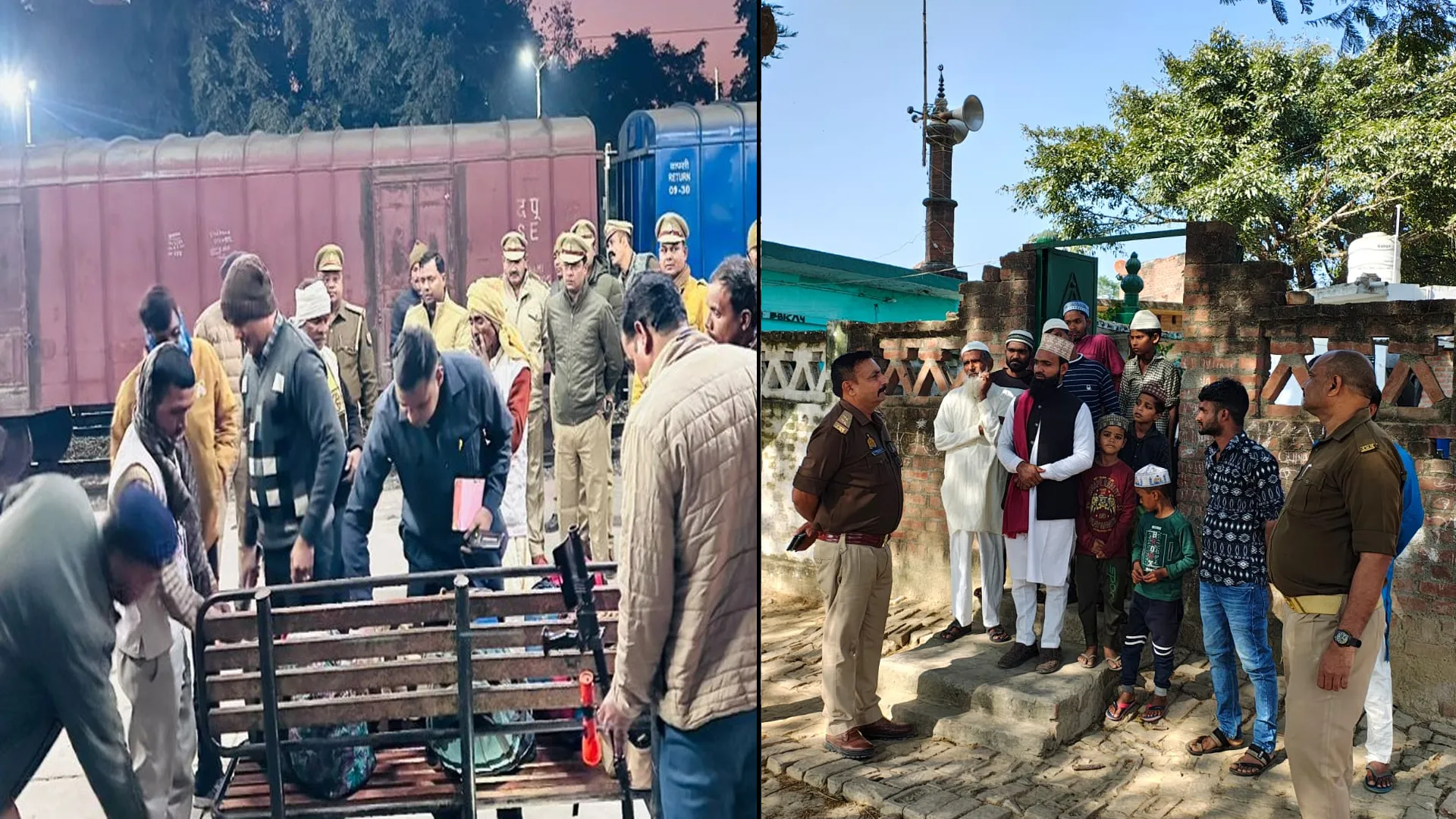 बदायूं : पुलिस ने बरती विशेष सतर्कता, एंटी सबोटाज टीम ने की चेकिंग